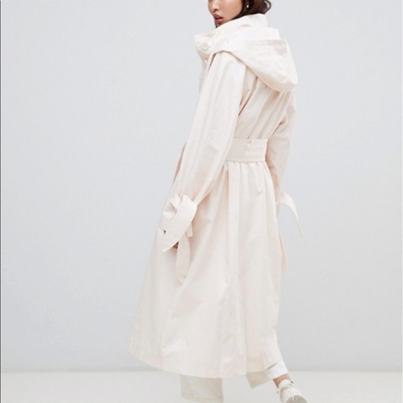 ASOS hooded Mac trench coat - Picture 3 of 3